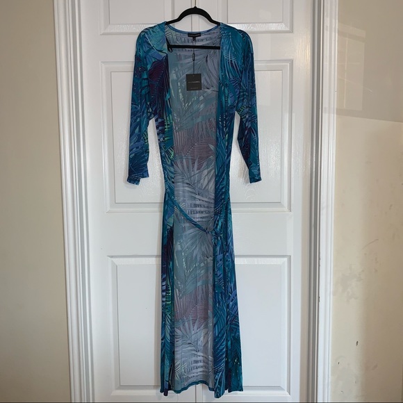 NWT JLUXLABEL Turquoise Dreams Halter & Duster Set - Picture 12 of 16